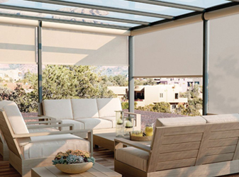exterior solar shades 1 | America's Carpet Barn