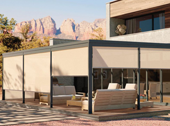 exterior solar shades 2 | America's Carpet Barn